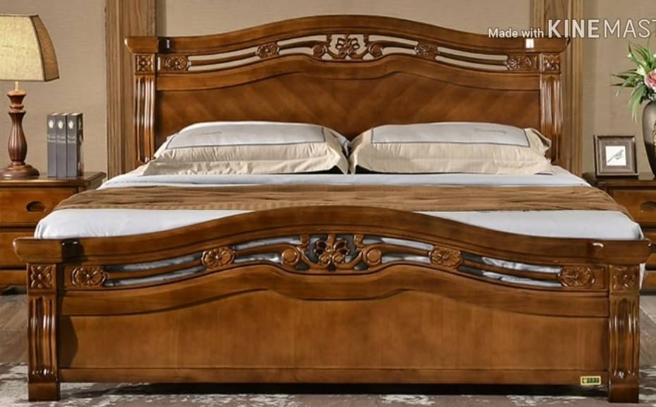 Wooden Bed-105