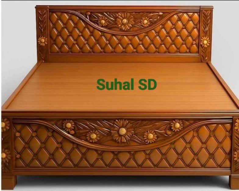 Wooden Bed-115