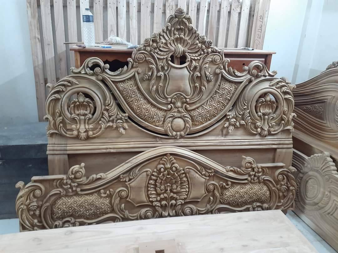 Wooden Bed-130