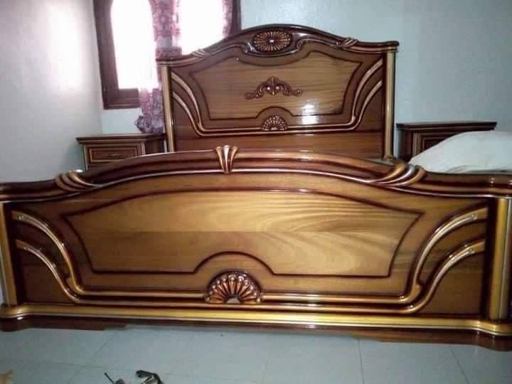 Wooden Bed-132