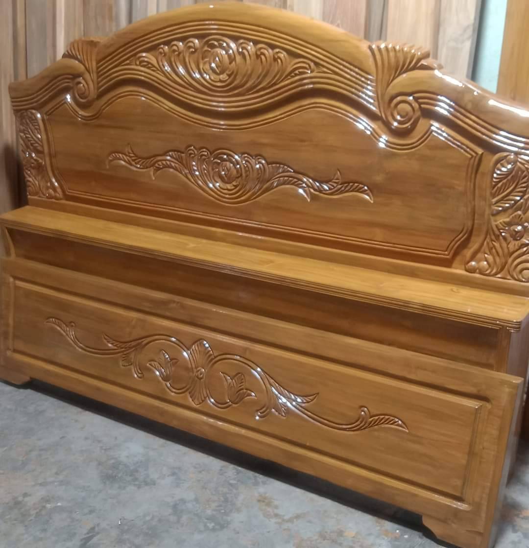 Wooden Bed-136