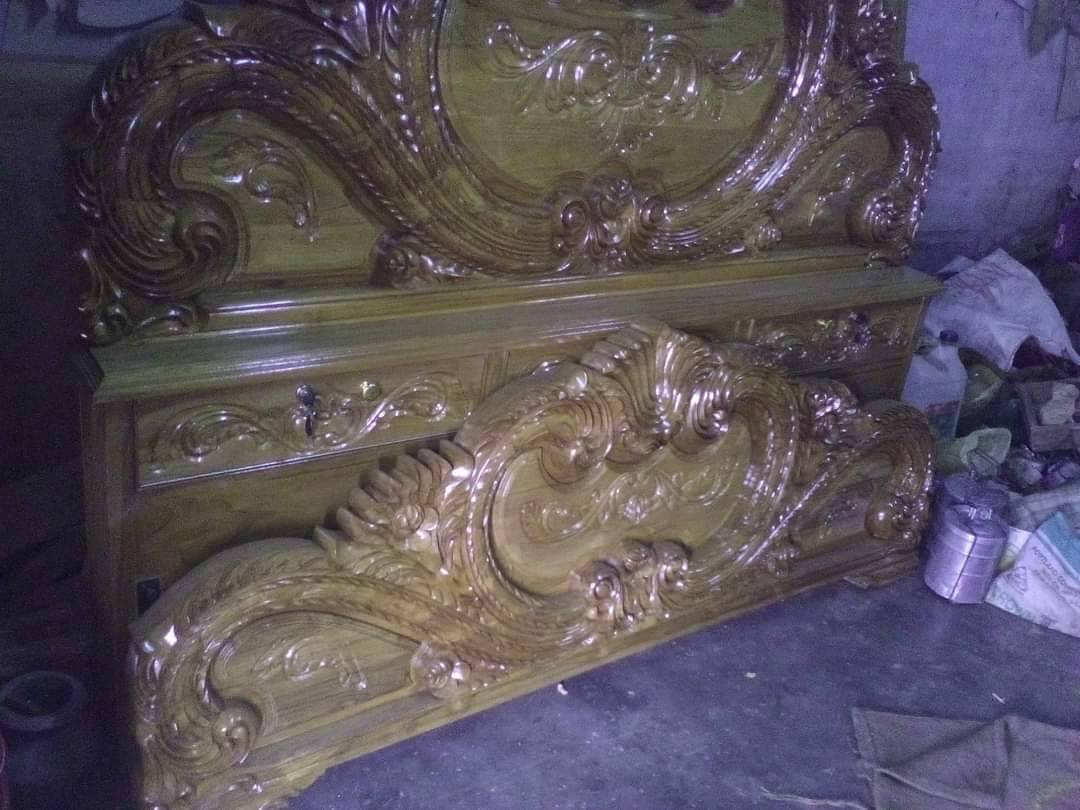 Wooden Bed-156