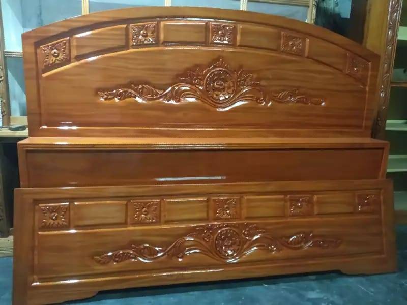 Wooden Bed-157