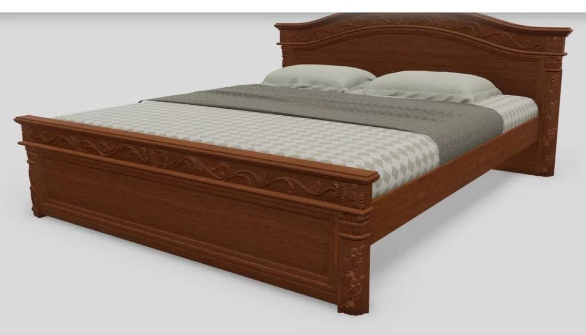 Wooden Bed-159
